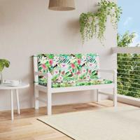 Tuinbankkussens 2 st 120x50x7 cm stof meerkleurig - thumbnail
