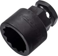 HAZET Krachtdopsleutel 900SZ6-24 · 1/2 inch (12,5 mm) vierkant hol, 24 mm buitenzeskant · Buitentwaalfkant tractieprofiel · SW 24 mm
