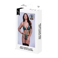 Ondergoed Set Baci Lingerie Lace Teddy Groen (M/L)