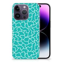Apple iPhone 14 Pro | Hoesje maken | Cracks Blue