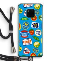 Fruitsticker: Huawei Mate 20 Pro Transparant Hoesje met koord
