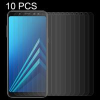 10 stuks voor Galaxy A8 PLUS (2018) 0 26 mm 9H oppervlaktehardheid 2.5D gebogen rand gehard glas Screen Protector