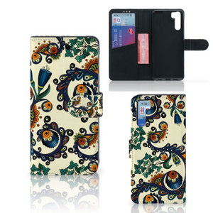 Wallet Case OPPO A91 | Reno3 Barok Flower