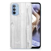 Motorola Moto G31 | G41 | Bumper Hoesje | White Wood