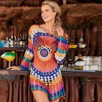 Vrouwen Beach uit jurken en tuniek Beachwear door Knits Rainbow breien holle Overall (One Size) Vrouwen Beach uit jurken en tuniek Beachwear door Knits Rainbow breien holle Overall (One Size)