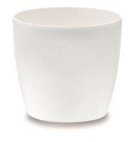 Bloempot Brussels diamond rond 14 cm wit - Elho