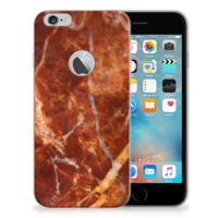 Apple iPhone 6 Plus | 6s Plus | TPU | Siliconen hoesje | Marmer Bruin