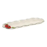 Snackdienblad Home ESPRIT Wit Rood Groen