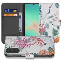 Samsung Galaxy A26 Bird Flowers | Book Case | Samsung Galaxy A26 Bird Flowers | Book Case |