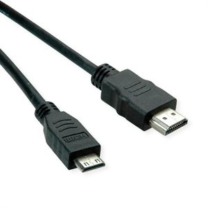 ROLINE GREEN HDMI High Speed Kabel met Ethernet, HDMI male - Mini HDMI male, 2 m