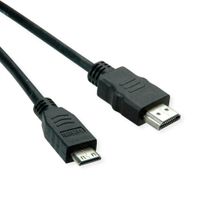 ROLINE GREEN HDMI High Speed Kabel met Ethernet, HDMI male - Mini HDMI male, 2 m - thumbnail