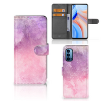 Hoesje OPPO Reno 4 Pro 5G Pink Purple Paint