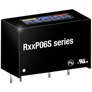 RECOM R15P06S DC/DC-converter 15 V 6 V 0.167 A 1 W Aantal uitgangen: 1 x Inhoud 1 stuk(s)