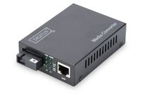 Digitus DN-82123 netwerk media converter 1000 Mbit/s 1550 nm Single-mode Zwart