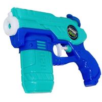 Waterpistooltje/waterpistool - blauw - 18 cm - speelgoed