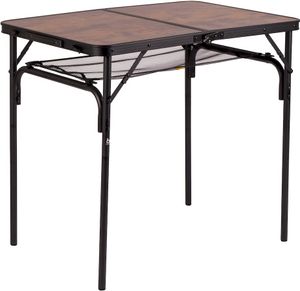 Bo-Camp Industrial Decatur 90 x 60 Campingtafel - Zwart/houtlook