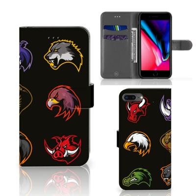 Apple iPhone 7 Plus | 8 Plus Leuk Hoesje Cartoon | Portemonnee hoesje