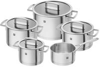 Zwilling Pannenset - Vitality - RVS - Geschikt voor alle warmtebronnen - Zilver - 5 Delig