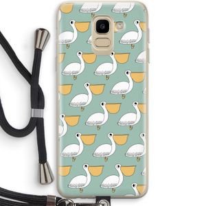 Pelican: Samsung Galaxy J6 (2018) Transparant Hoesje met koord