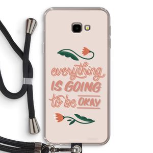 Optimistic flower girl: Samsung Galaxy J4 Plus Transparant Hoesje met koord