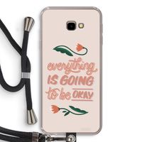 Optimistic flower girl: Samsung Galaxy J4 Plus Transparant Hoesje met koord