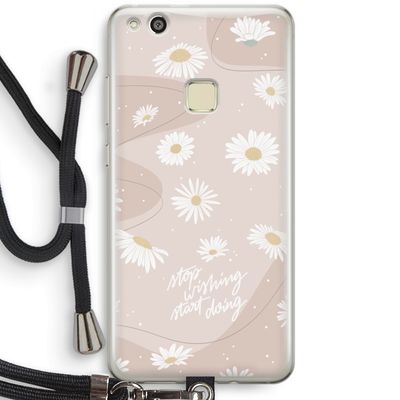Daydreaming becomes reality: Huawei Ascend P10 Lite Transparant Hoesje met koord