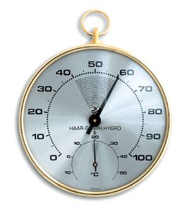 TFA-Dostmann 45.2007 hygrometer & psychrometer Binnen Hygrometer voor haarspanning Goud