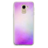 Clouds pastel: Samsung Galaxy J6 (2018) Transparant Hoesje - thumbnail