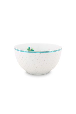 Pip Studio Kom Jolie Stippen Goud Blauw 15cm