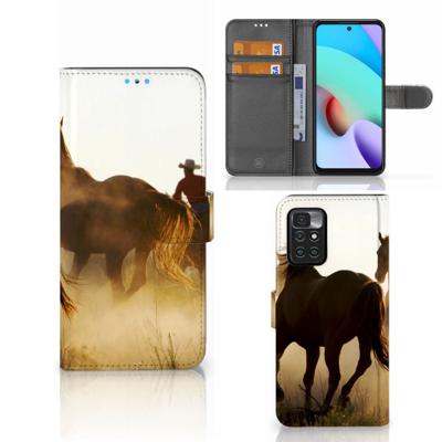 Xiaomi Redmi 10 | Telefoonhoesje | Met pasjeshouder | Design Cowboy