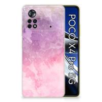 Smartphone hoesje Xiaomi Poco X4 Pro 5G Pink Purple Paint