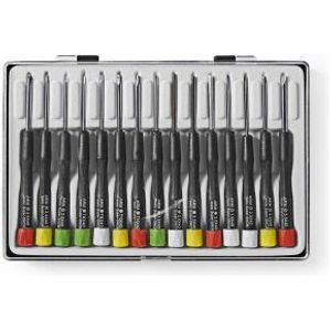 Nedis Set Precisieschroevendraaiers 4x Plat | 3x PH | 4x Tx | 4x Hex