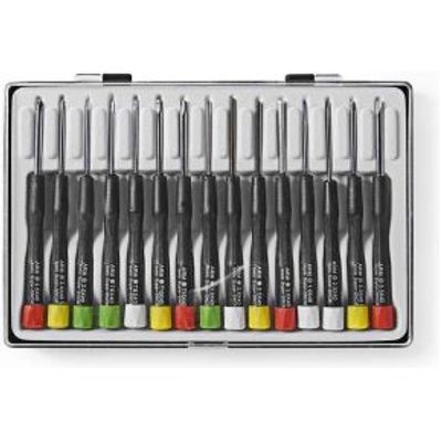 Nedis Set Precisieschroevendraaiers 4x Plat | 3x PH | 4x Tx | 4x Hex