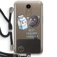 Best Friend Forever: LG K10 (2017) Transparant Hoesje met koord