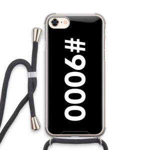 #9000: iPhone 7 Transparant Hoesje met koord