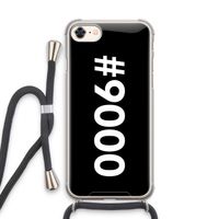 #9000: iPhone 7 Transparant Hoesje met koord
