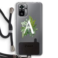 Green Brush: Xiaomi Redmi Note 10S Transparant Hoesje met koord