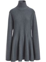 KHAITE robe courte The Clarice en maille fine - Gris - thumbnail