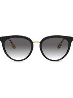 Burberry Eyewear lunettes de soleil à carreaux - Noir