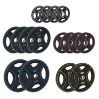 Muscle Power 50mm PU halterschijf set 140KG