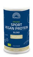 Mattisson Organic sport vegan protein blend natural (500 gr)