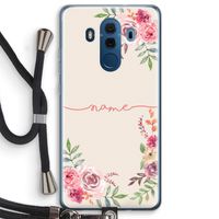 Rozen: Huawei Mate 10 Pro Transparant Hoesje met koord