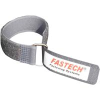 FASTECH® F101-20-220M-FT Klittenband Met riem Haak- en lusdeel (l x b) 220 mm x 20 mm Grijs 1 stuk(s)