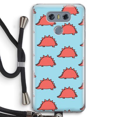 Dinosawrr: LG G6 Transparant Hoesje met koord