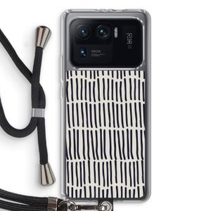 Moroccan stripes: Xiaomi Mi 11 Ultra Transparant Hoesje met koord
