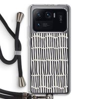 Moroccan stripes: Xiaomi Mi 11 Ultra Transparant Hoesje met koord