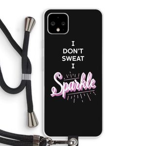Sparkle quote: Pixel 4 XL Transparant Hoesje met koord
