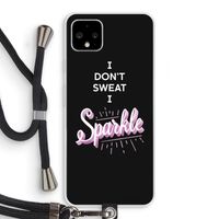 Sparkle quote: Pixel 4 XL Transparant Hoesje met koord