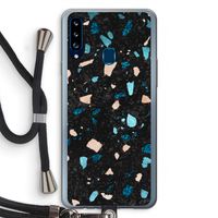 Terrazzo N°11: Samsung Galaxy A20s Transparant Hoesje met koord
