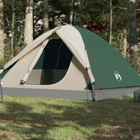 Tent 6-persoons 348x340x190 cm 190T taft groen - thumbnail